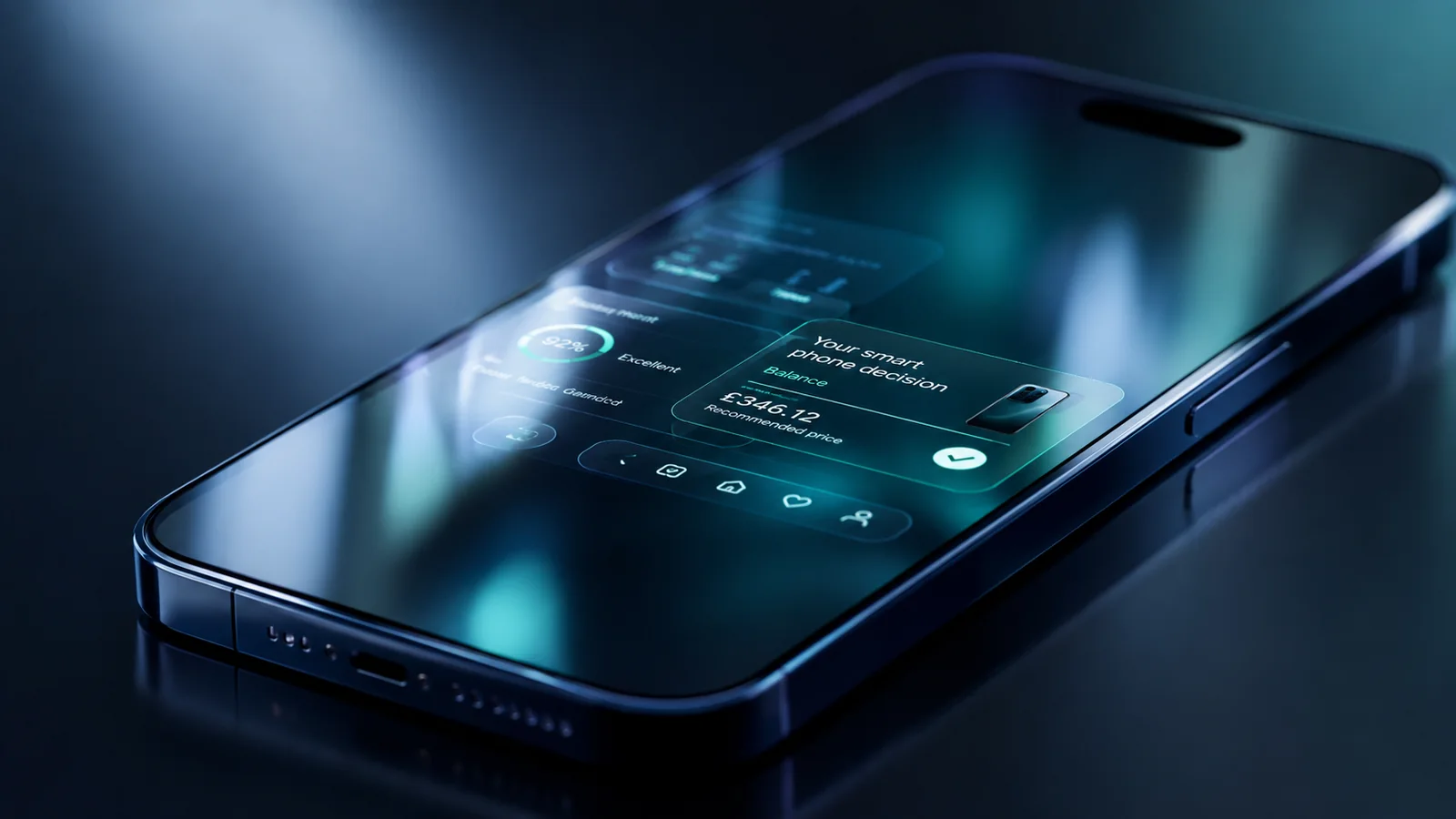 Smart phone decision dashboard